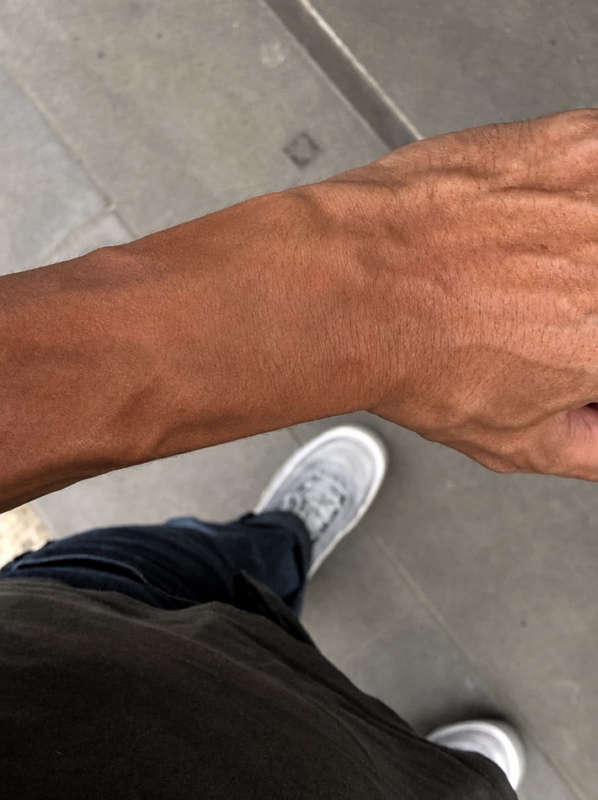Photo d'un poignet sans montre